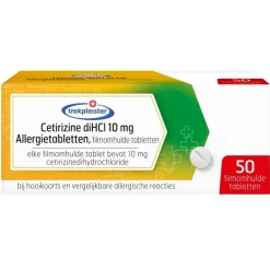 Sale Trekpleister Cetirizine 10mg Allergietabletten