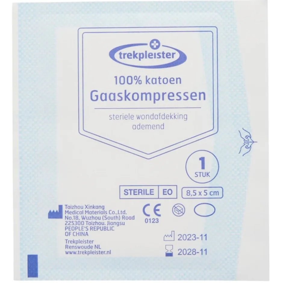 Trekpleister Gaaskompressen