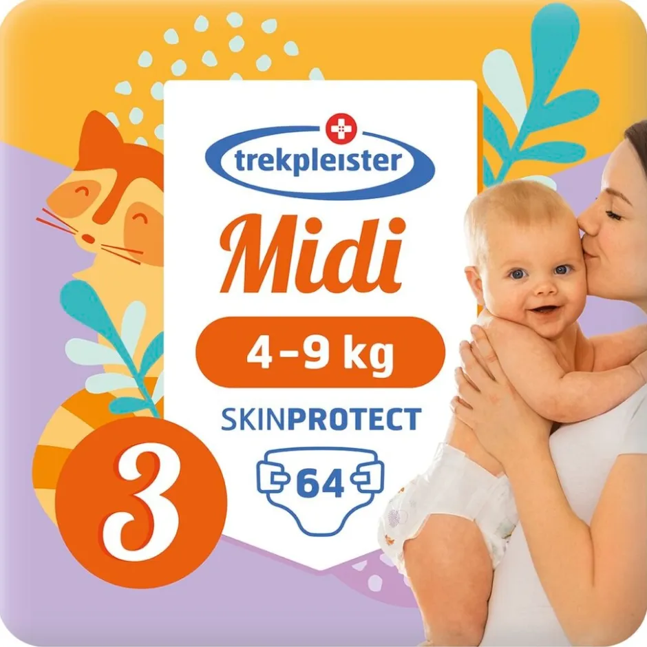 New Trekpleister Maat 3 Midi Valuepack Luiers