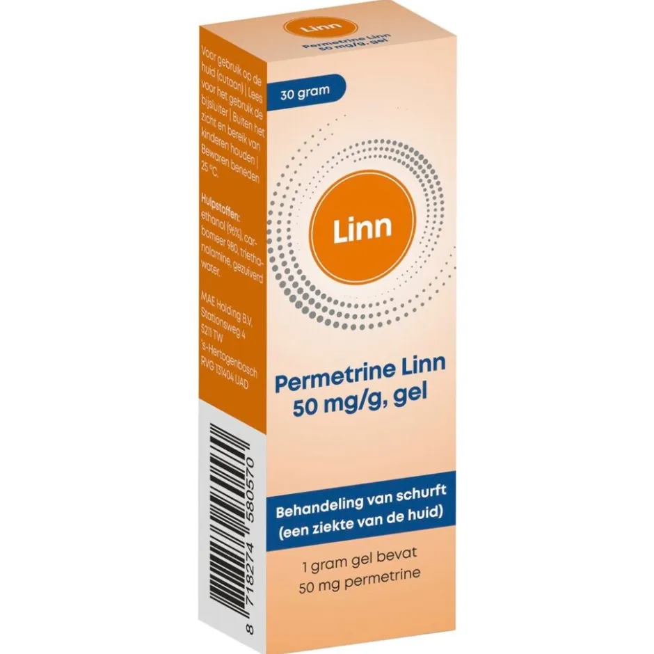Online Linn Trekpleister Permetrine 50mg/g Gel