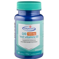 Online Trekpleister Q10 100 mg met Vitamine B1 Capsules