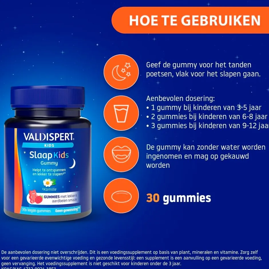 New Valdispert Natural Sleep Kids Gummies