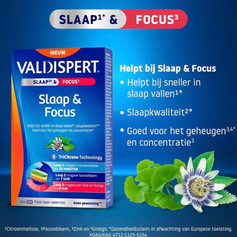 Hot Valdispert Slaap & Focus Tabletten