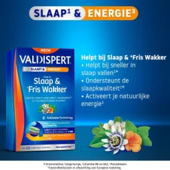 Clearance Valdispert Slaap & Fris Wakker Triple Layer Tabletten