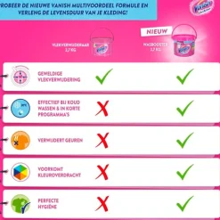 Clearance Vanish Oxi Action Colour Poeder Vlekverwijderaar