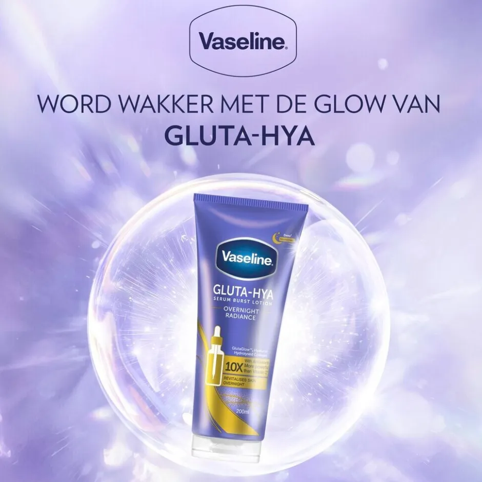 Online Vaseline Gluta-Hya Overnight Radiance Serum Burst Lotion