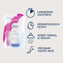 New Veet In-Shower Ontharingscrème voor de Gevoelige Huid