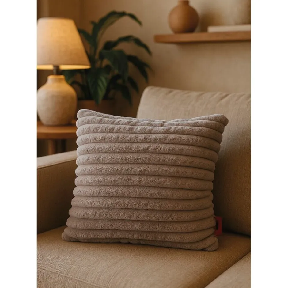 Discount Villa Volance Ribfleece Verwarmd Sierkussen