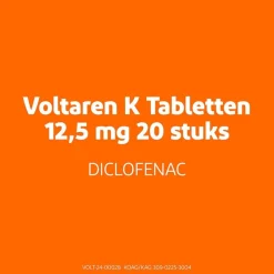 Hot Voltaren K 12,5mg Diclofenac-Kalium Filmomhulde Tabletten
