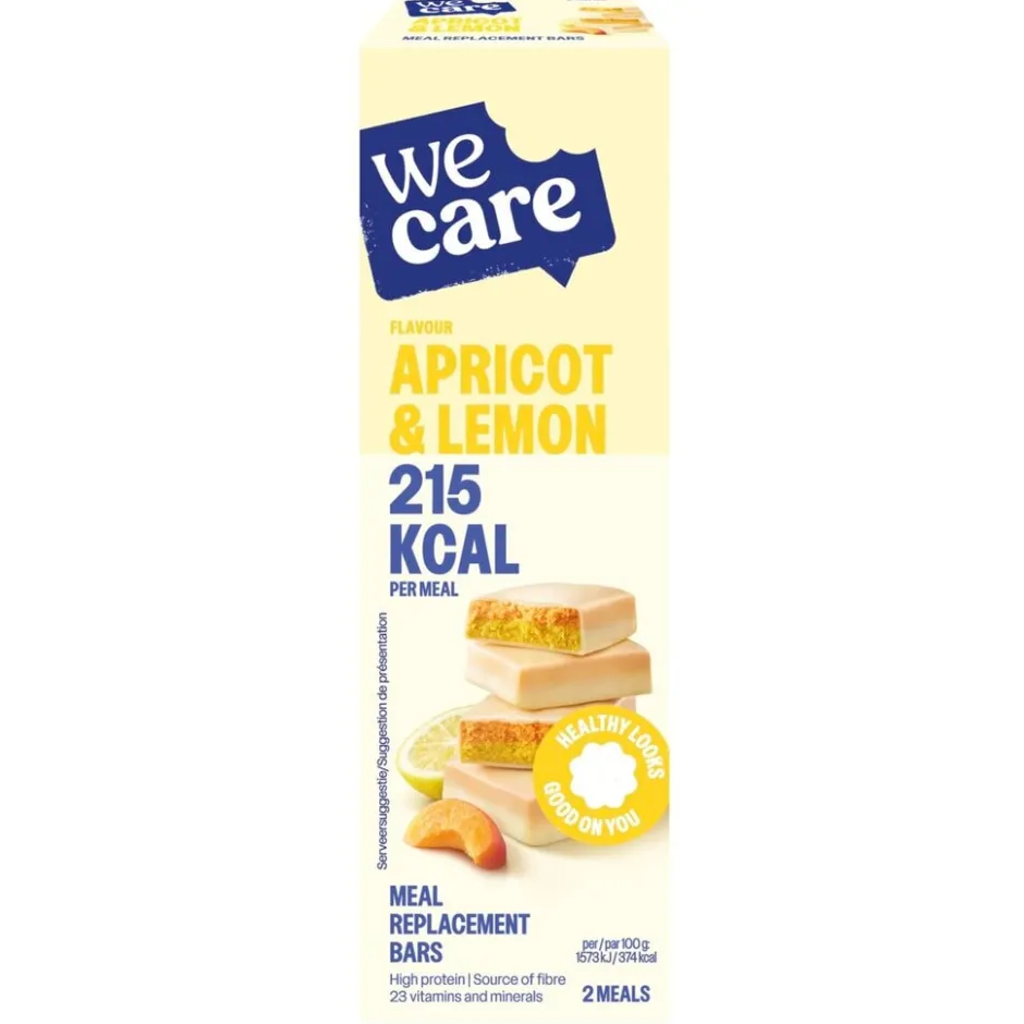 Outlet WeCare Apricot & Lemon Meal Replacement Bars
