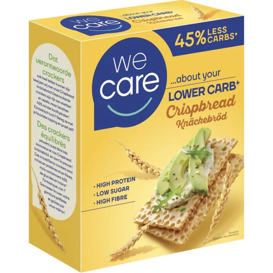 Clearance WeCare Lower Carb Crispy Crackers