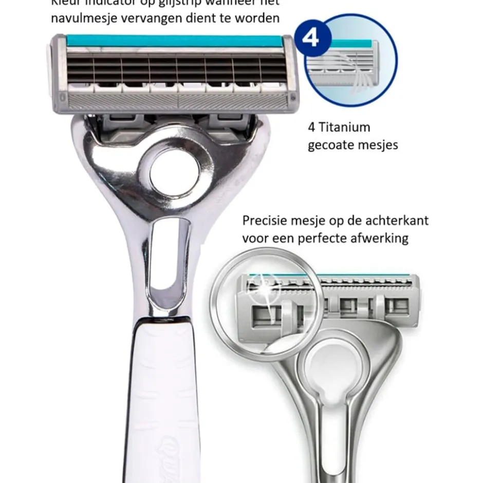 Discount Wilkinson Sword Quattro Titanium Sensitive Limited Edition Scheermes