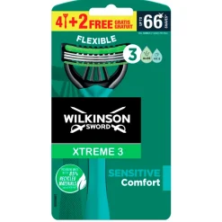 Outlet Wilkinson Sword Xtreme 3 Sensitive Wegwerpscheermesjes