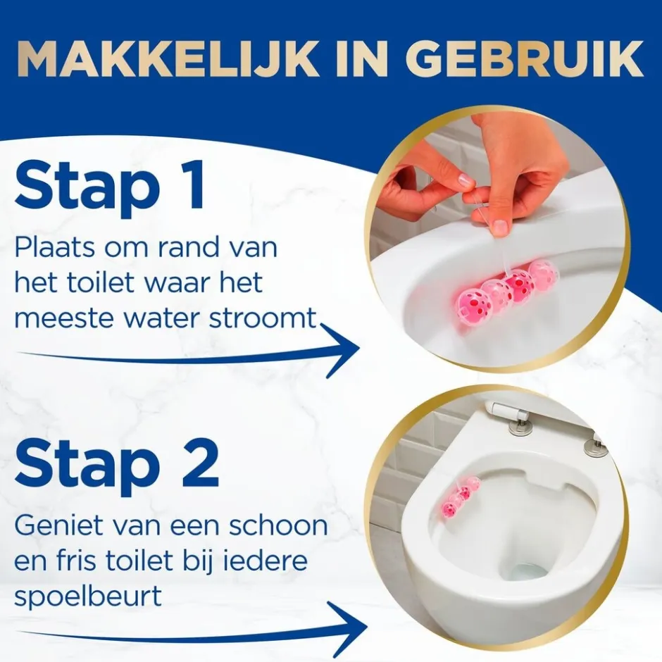 Online Witte Reus DeLuxe Delicate Magnolia Toiletblok